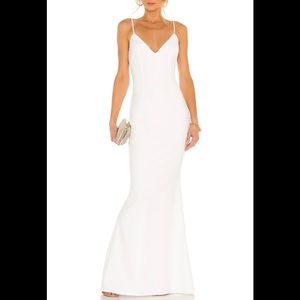 Katie may bambina gown white size xs